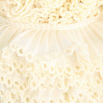 Cinta Plisada Piquillo Garrucha 3cm Cruda - Ribes y Casals