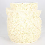 Cinta Plisada Piquillo Garrucha 3cm Cruda - Ribes y Casals