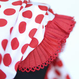 Cinta Plisada Piquillo Garrucha 3cm Roja - Ribes y Casals