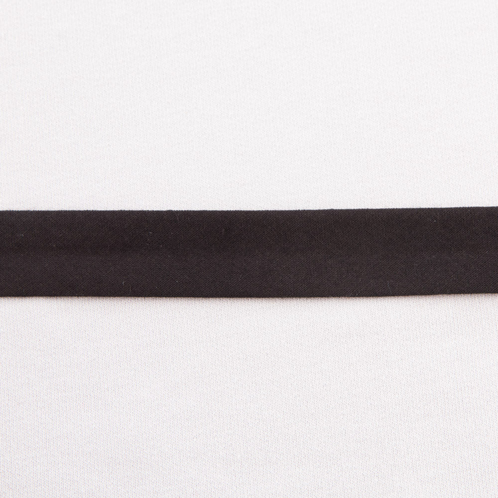 Cinta Bies Algodón Negro 18 mm - Ribes y Casals