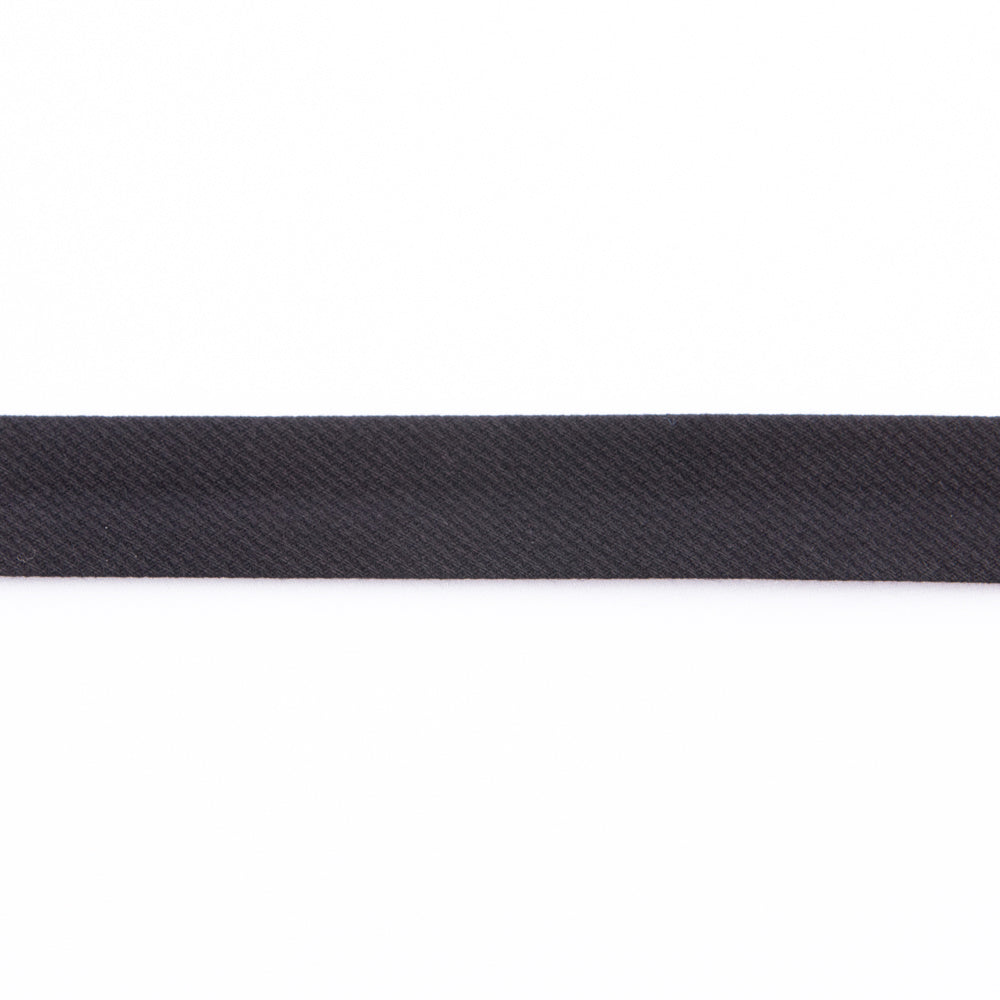 Cinta Bies Canutillo Negro 18mm - Ribes y Casals