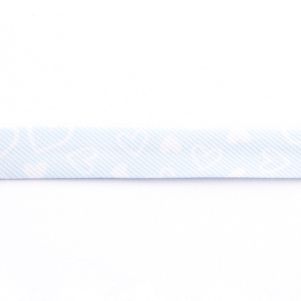 Cinta Bies Corazones Celeste 18 mm - Ribes y Casals