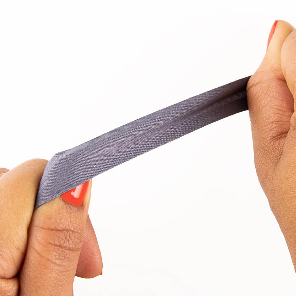 Cinta al Bies Elástico Gris 18mm - Ribes y Casals