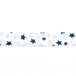 Cinta Bies Estrellas Marino 18 mm - Ribes y Casals