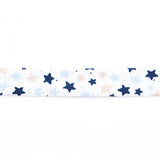 Cinta Bies Estrellas Marino 18 mm - Ribes y Casals