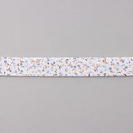 Cinta Bies Flores Azul 18 mm - Ribes y Casals