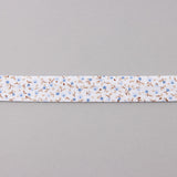 Cinta Bies Flores Azul 18 mm - Ribes y Casals