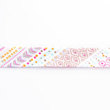 Cinta Bies Geo Rosa 18 mm - Ribes y Casals