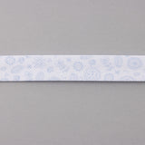 Cinta Bies Hojas Azul 18 mm - Ribes y Casals