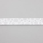 Cinta Bies Hojas Gris 18 mm - Ribes y Casals
