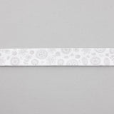 Cinta Bies Hojas Gris 18 mm - Ribes y Casals