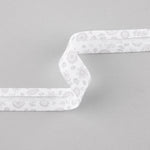 Cinta Bies Hojas Gris 18 mm - Ribes y Casals