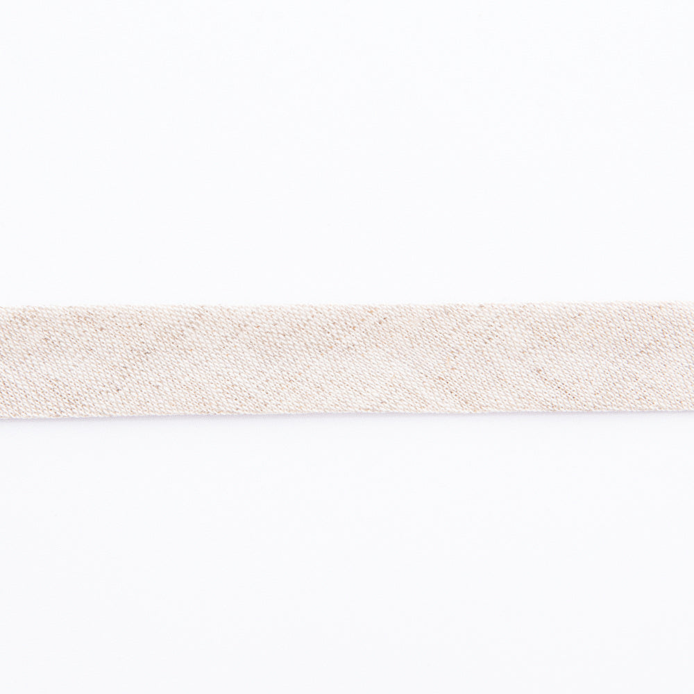 Cinta Bies Lino Beige 18 mm - Ribes y Casals
