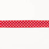 Cinta Bies Lunares Rojo 18mm - Ribes y Casals