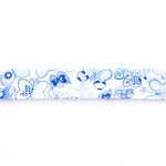 Cinta Bies Mariposas Azul 18 mm - Ribes y Casals