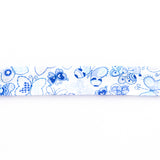 Cinta Bies Mariposas Azul 18 mm - Ribes y Casals