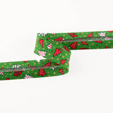Cinta Bies Arbol Navidad Verde 30mm - Ribes y Casals