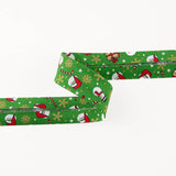 Cinta Bies Muñecos Navidad Verde 30mm - Ribes y Casals