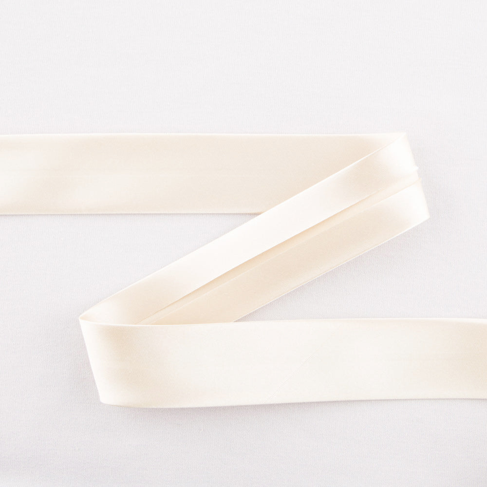 Cinta Bies Raso Beige 18 mm - Ribes y Casals