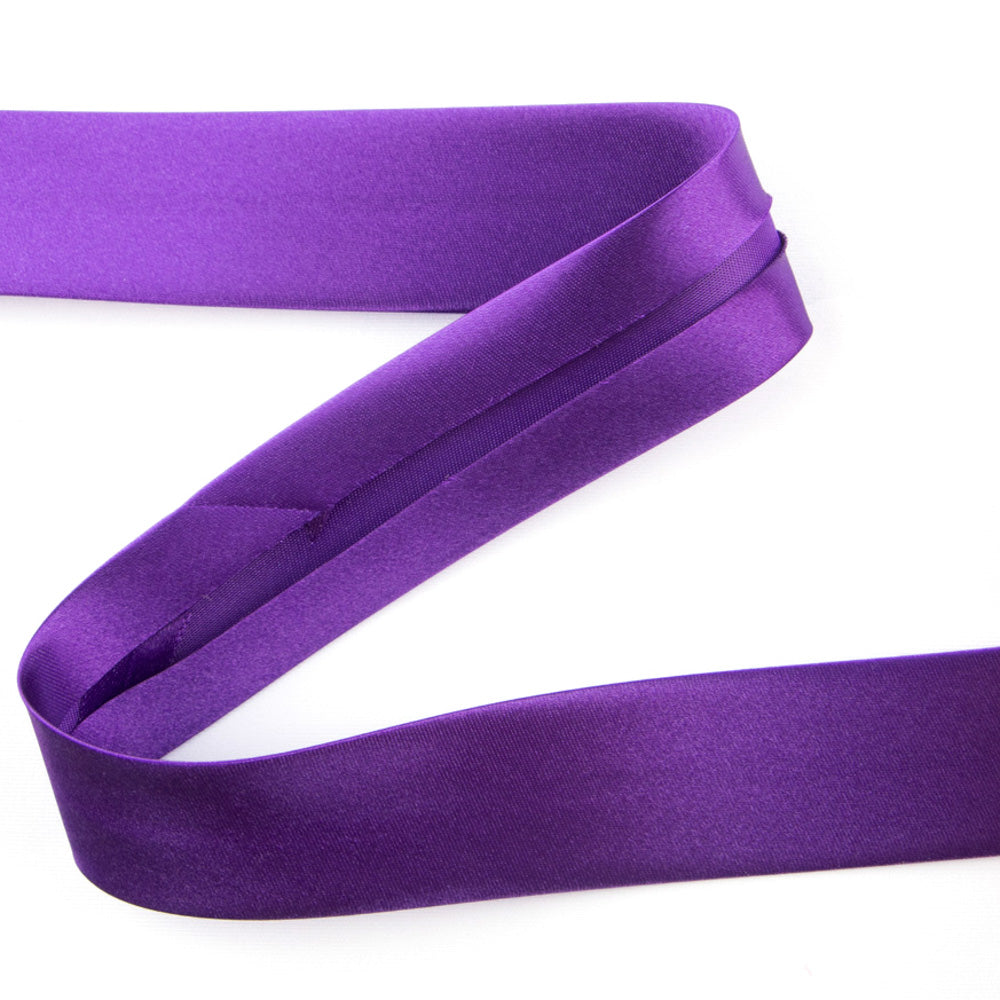 Cinta Bies Raso Morado 30 mm - Ribes y Casals