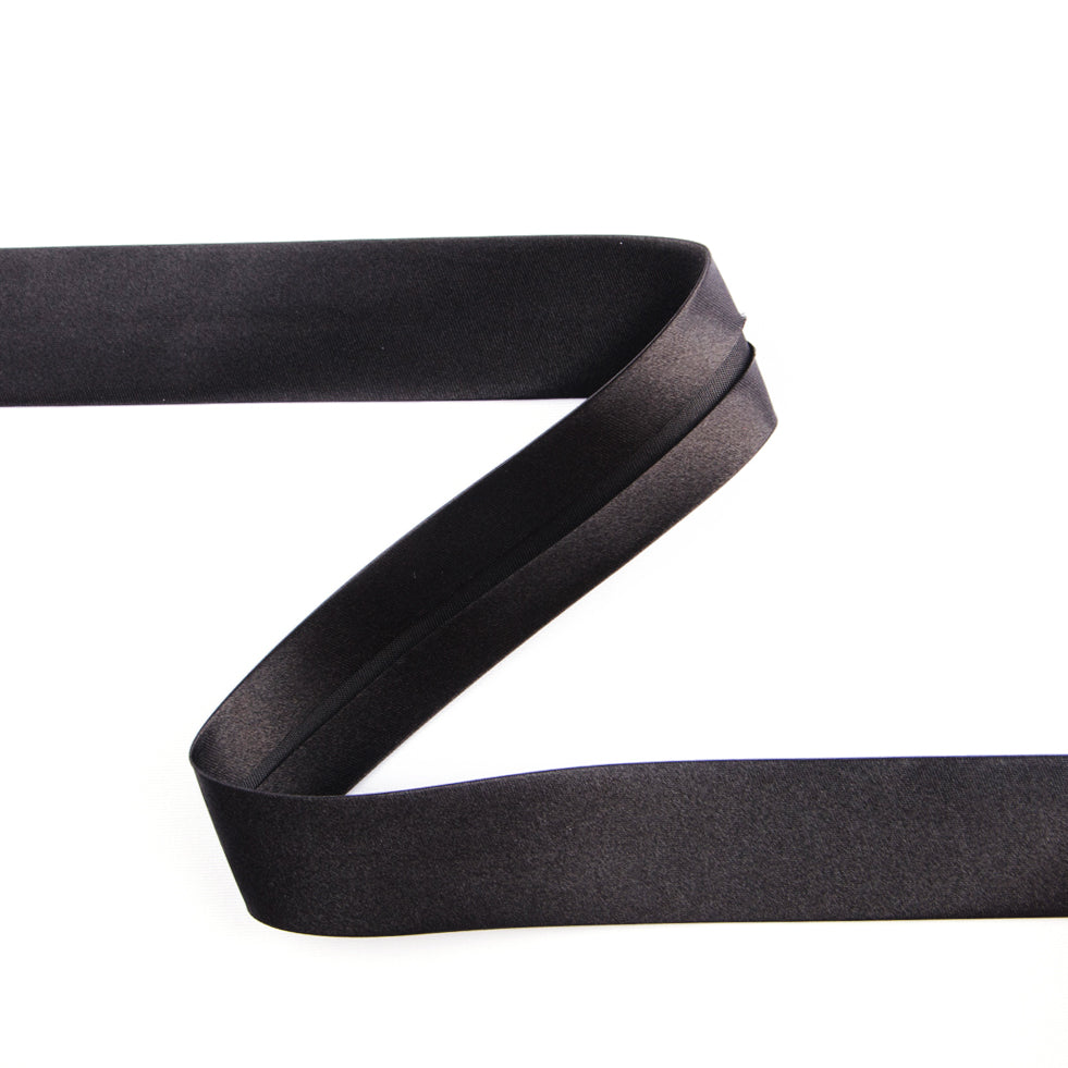 Cinta Bies Raso Negro 18 mm - Ribes y Casals