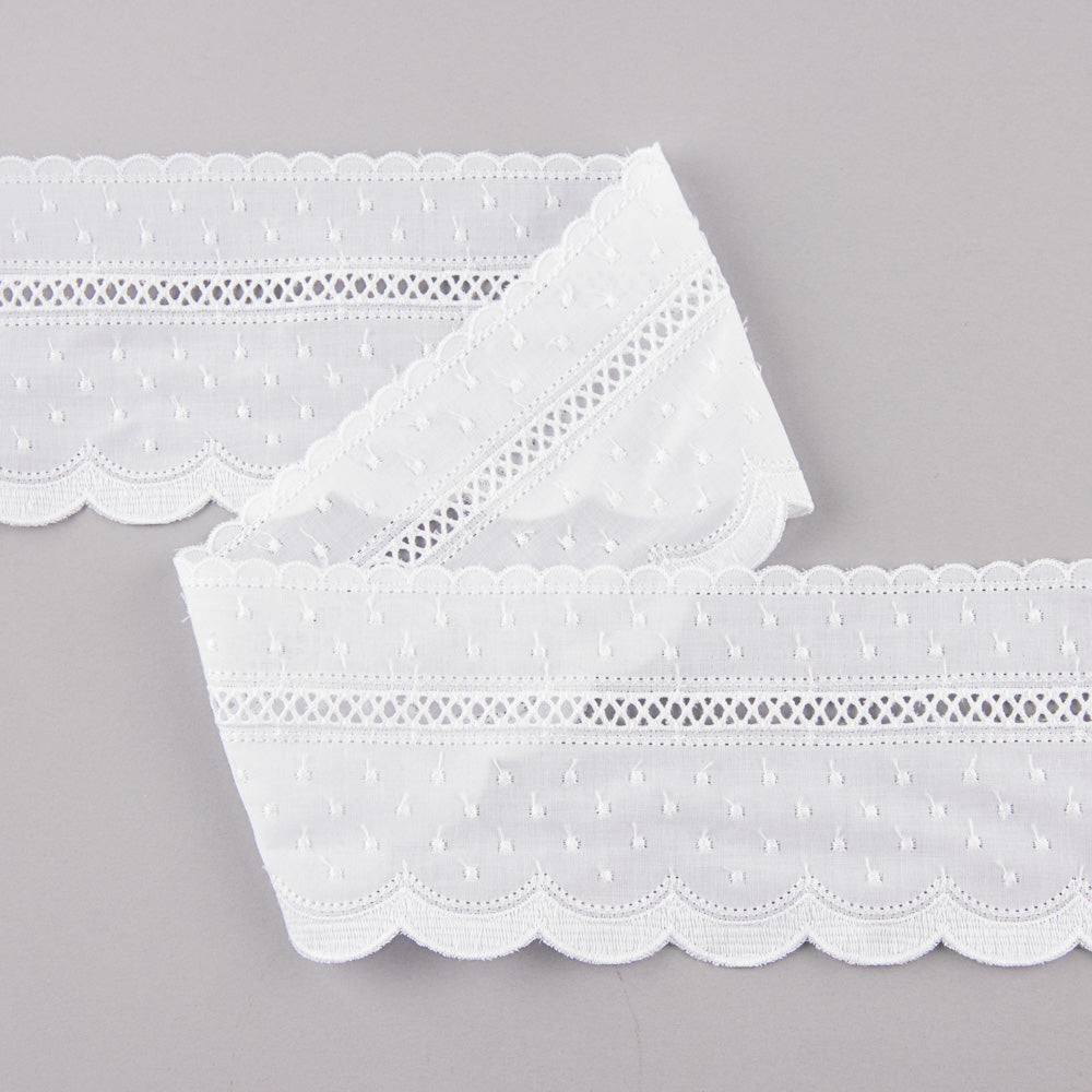 Tira Bordada Algodón 7,5 cm - Ribes y Casals