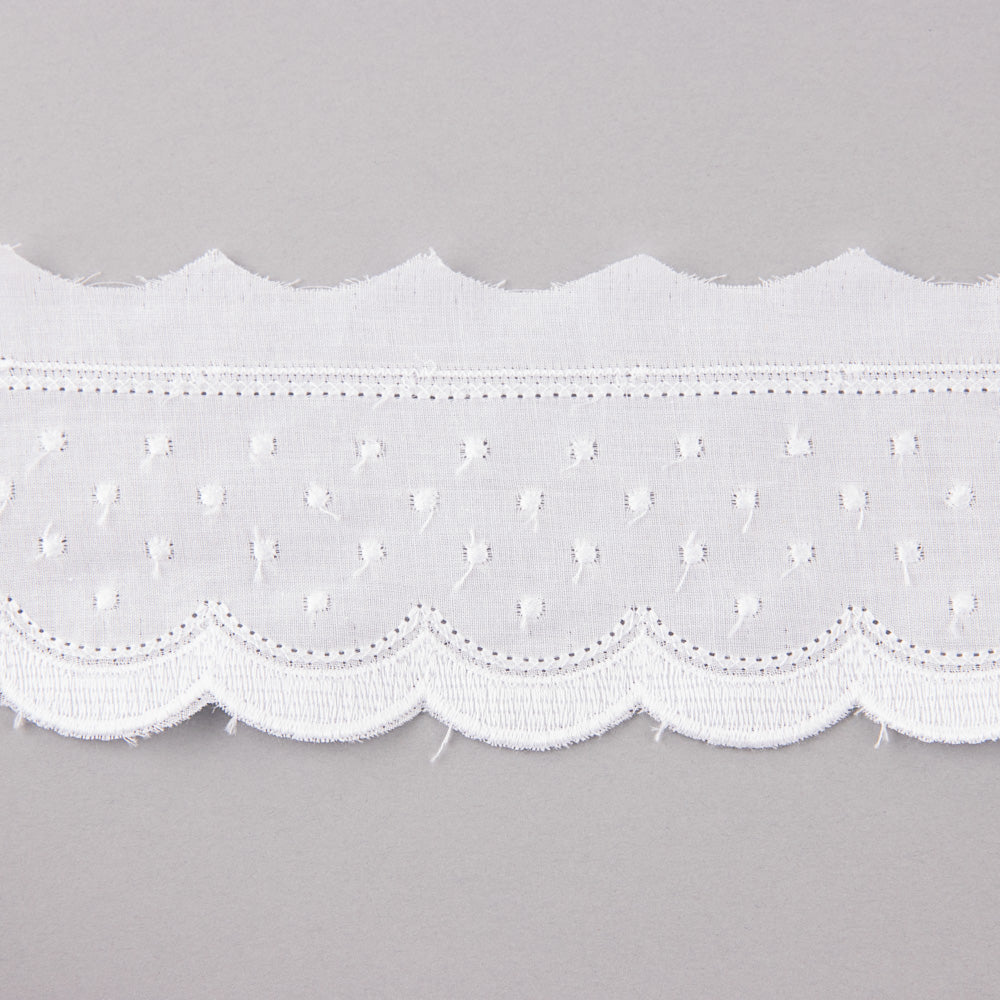 Tira Bordada Algodón 5,5 cm - Ribes y Casals