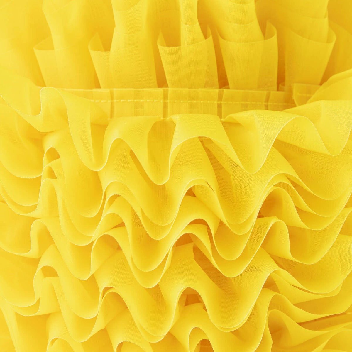 Cinta Plisada Garrucha 6 cm Amarillo - Ribes y Casals