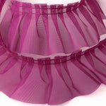 Cinta Plisada Garrucha 6 cm Buganvilla - Ribes y Casals