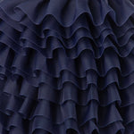 Cinta Plisada Garrucha 6 cm Marino - Ribes y Casals