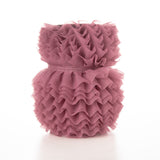 Cinta Plisada Garrucha 6 cm Rosa Ruibarbo - Ribes y Casals