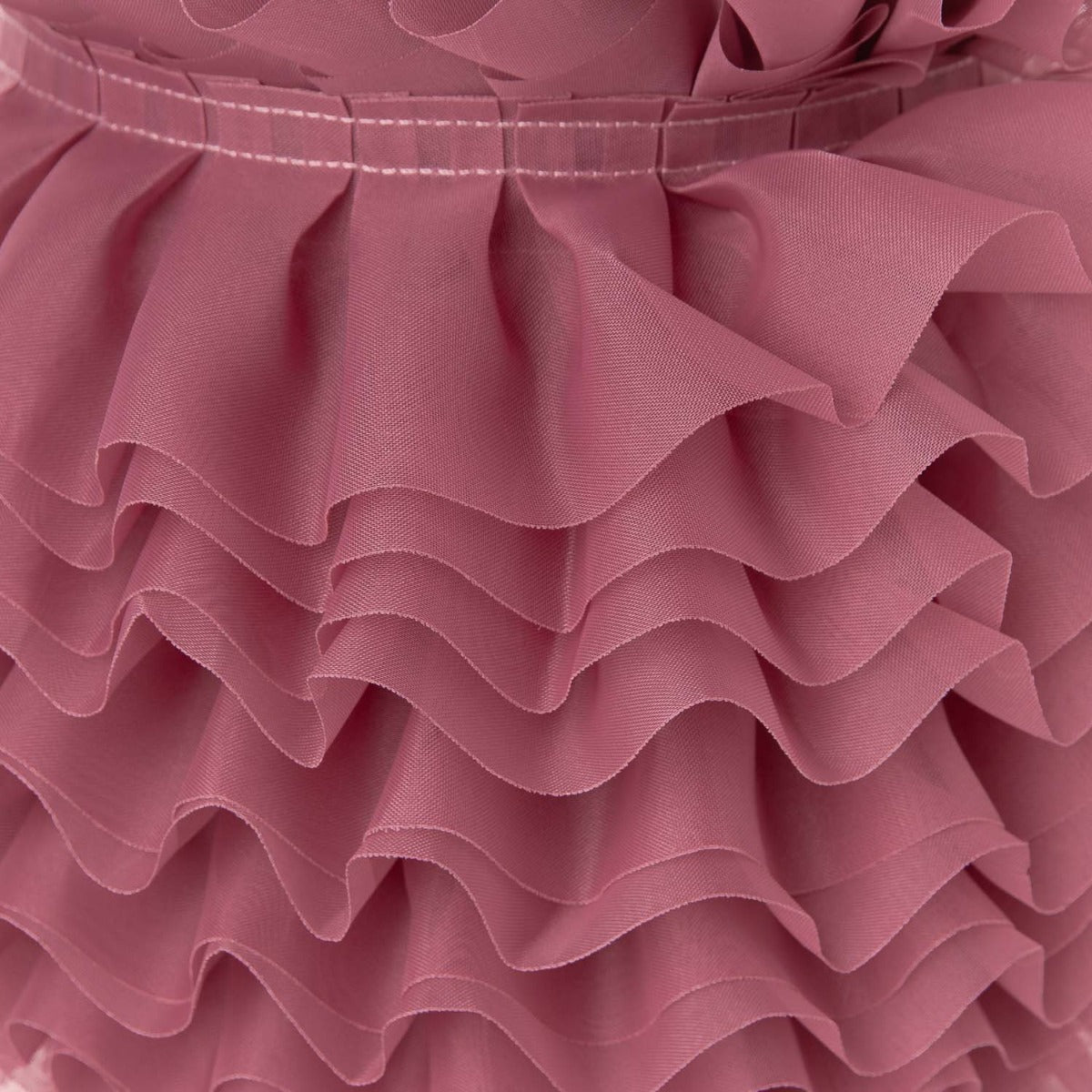 Cinta Plisada Garrucha 6 cm Rosa Ruibarbo - Ribes y Casals