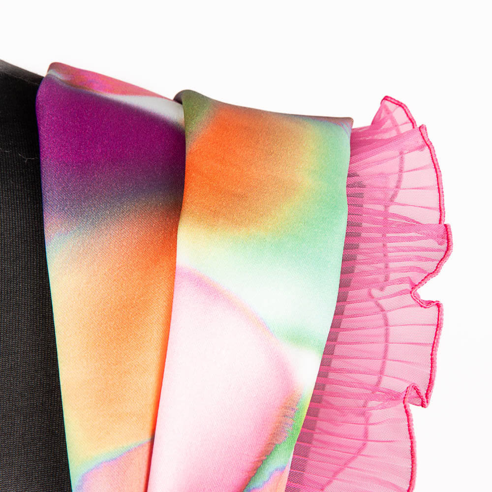 Cinta Plisada Gasa Garrucha 4&#39;5cm Fucsia - Ribes y Casals