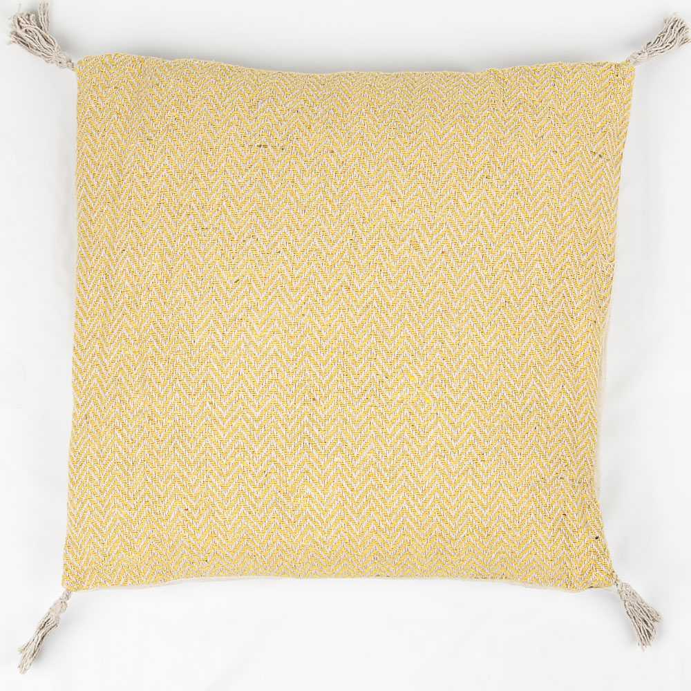 Cojín Decorativo Rústico Amarillo 45x45cm - Ribes y Casals