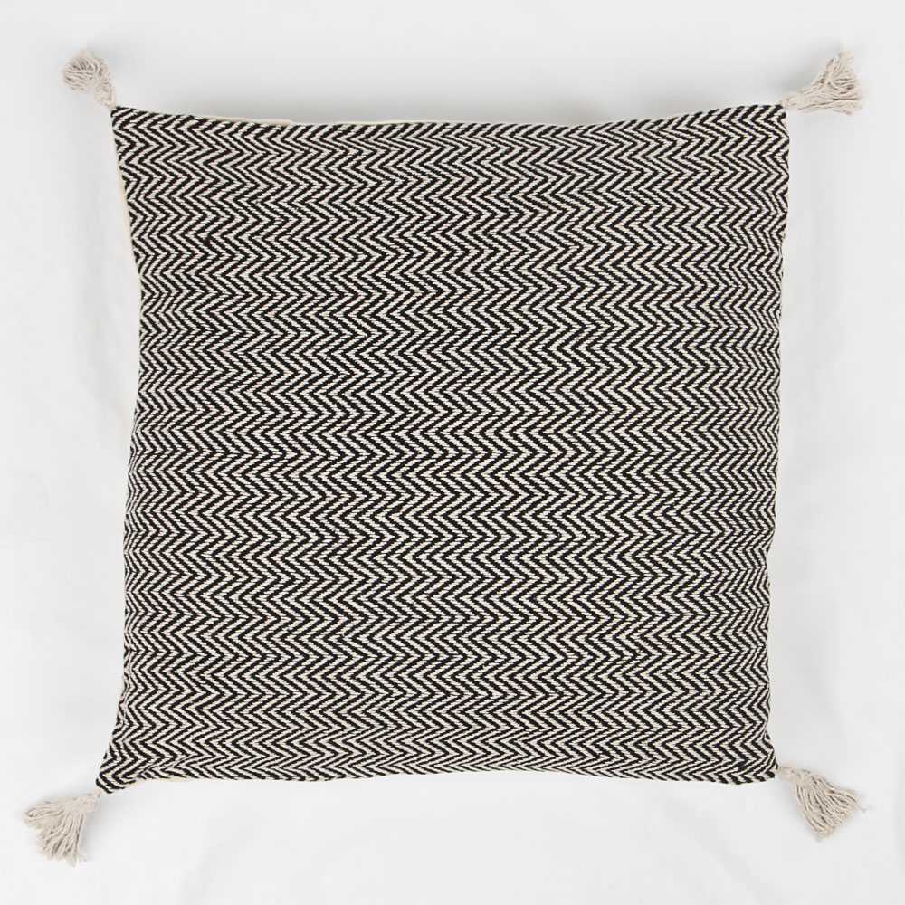 Cojín Decorativo Rústico Negro 45x45cm - Ribes y Casals