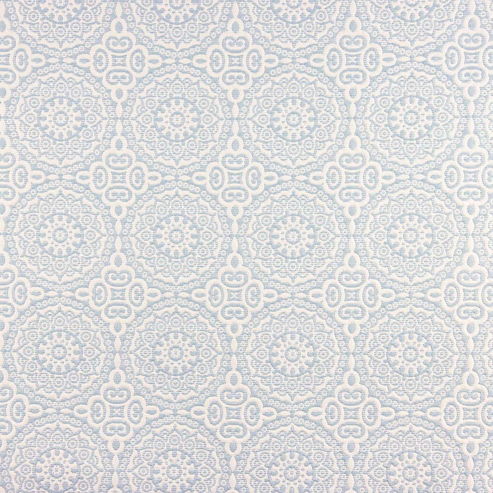 Colcha Piqué Mandala Verde Agua - Ribes y Casals