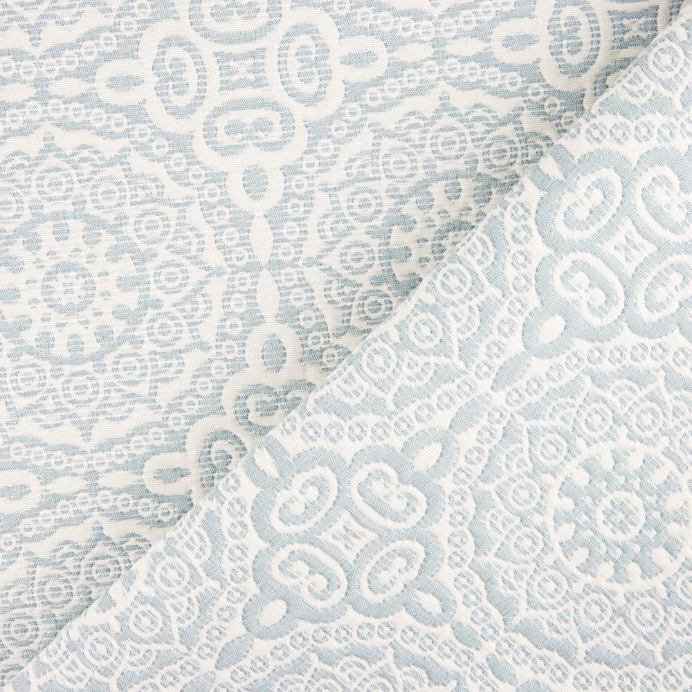 Colcha Piqué Mandala Verde Agua - Ribes y Casals