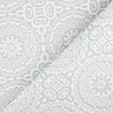 Colcha Piqué Mandala Verde Agua - Ribes y Casals