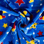 Coralina Reversible Aviones Azul y lunares colores - Ribes y Casals