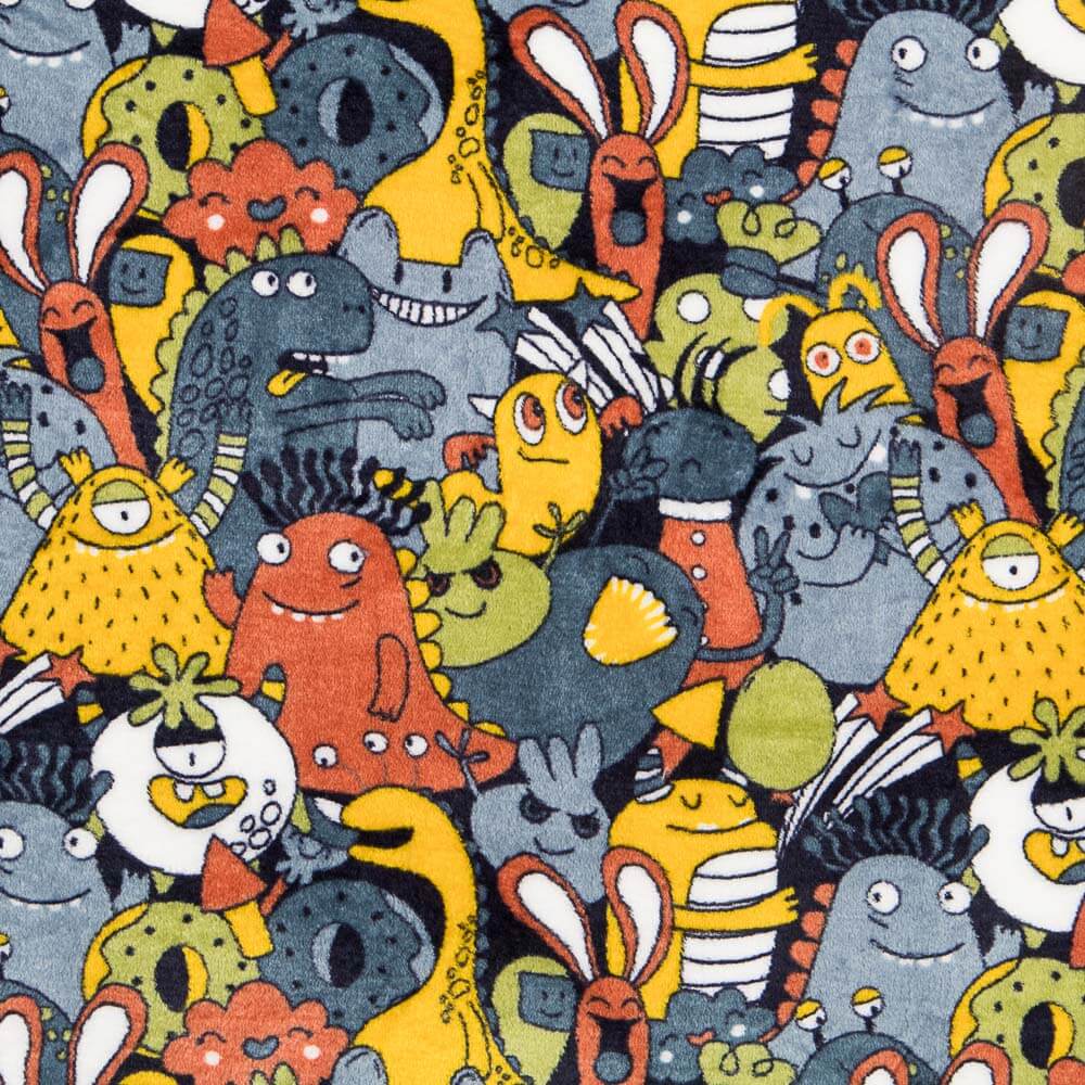 Coralina Estampada Monstruos - Ribes y Casals