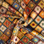 Coralina Estampada Crochet Rombos - Ribes y Casals