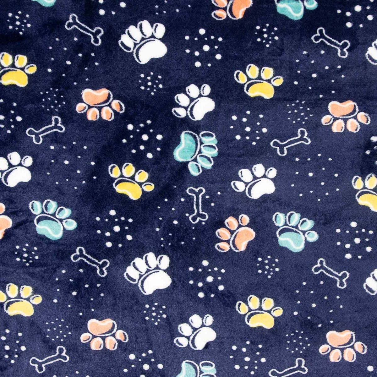 Coralina Doble Cara Estampada Huellas - Ribes y Casals