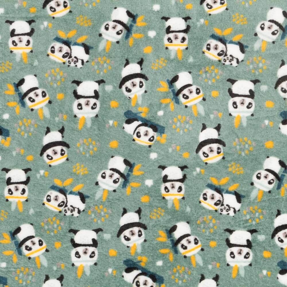 Coralina Pandas Verde Doble Cara - Ribes y Casals