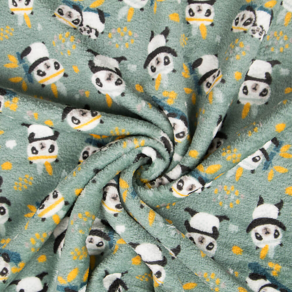 Coralina Pandas Verde Doble Cara - Ribes y Casals