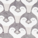 Retal Coralina Pingüinos Gris 200x155 cm - Ribes y Casals