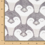 Retal Coralina Pingüinos Gris 200x155 cm - Ribes y Casals