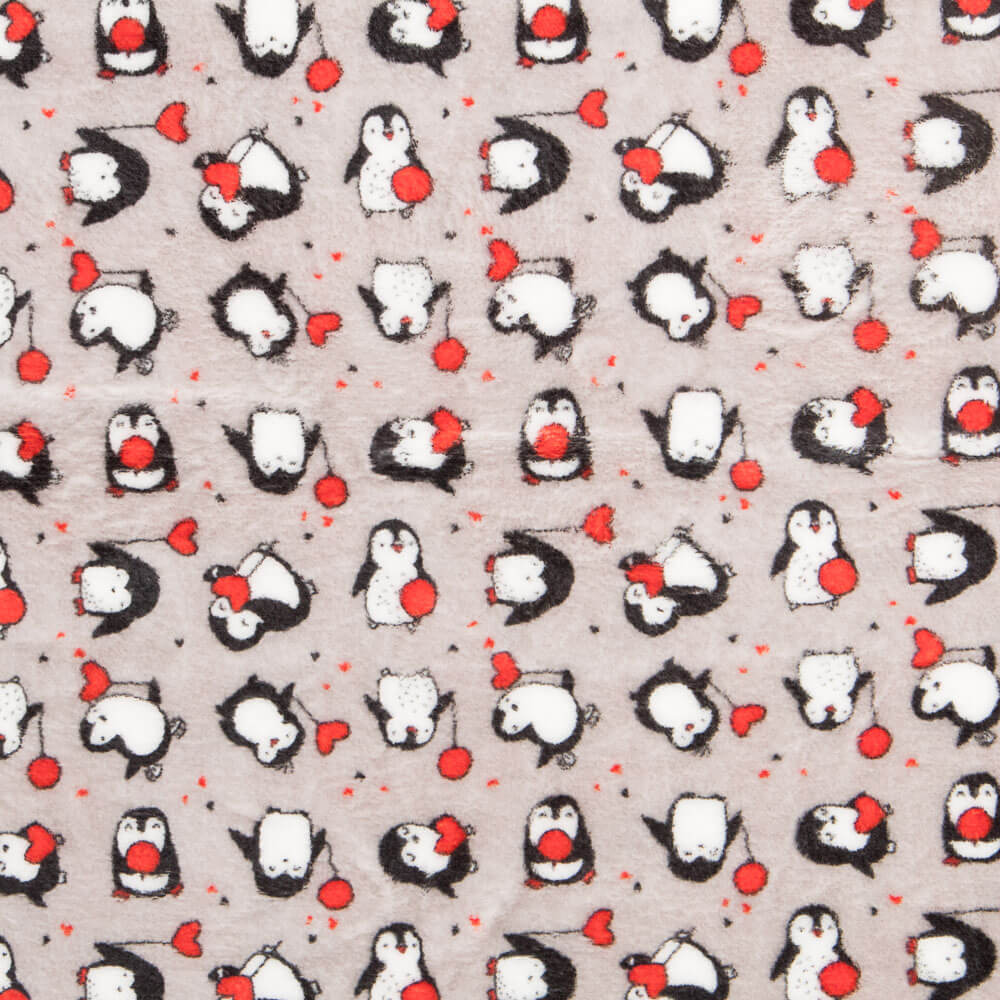 Coralina Pingüinos Gris Doble Cara - Ribes y Casals