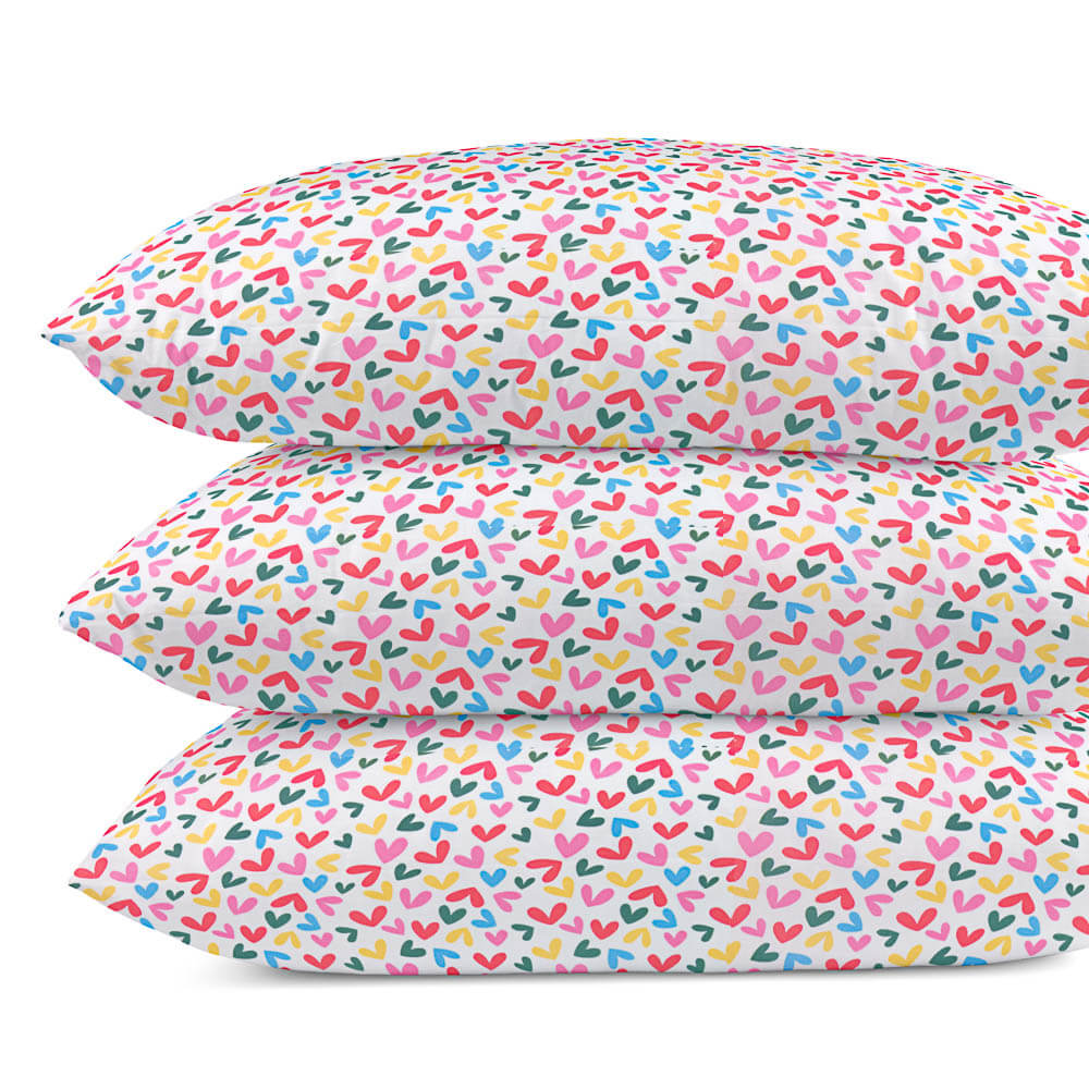 Popelín Algodón Multi Corazones - Ribes y Casals