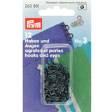 Corchetes Negros L Prym 263851 - Ribes y Casals
