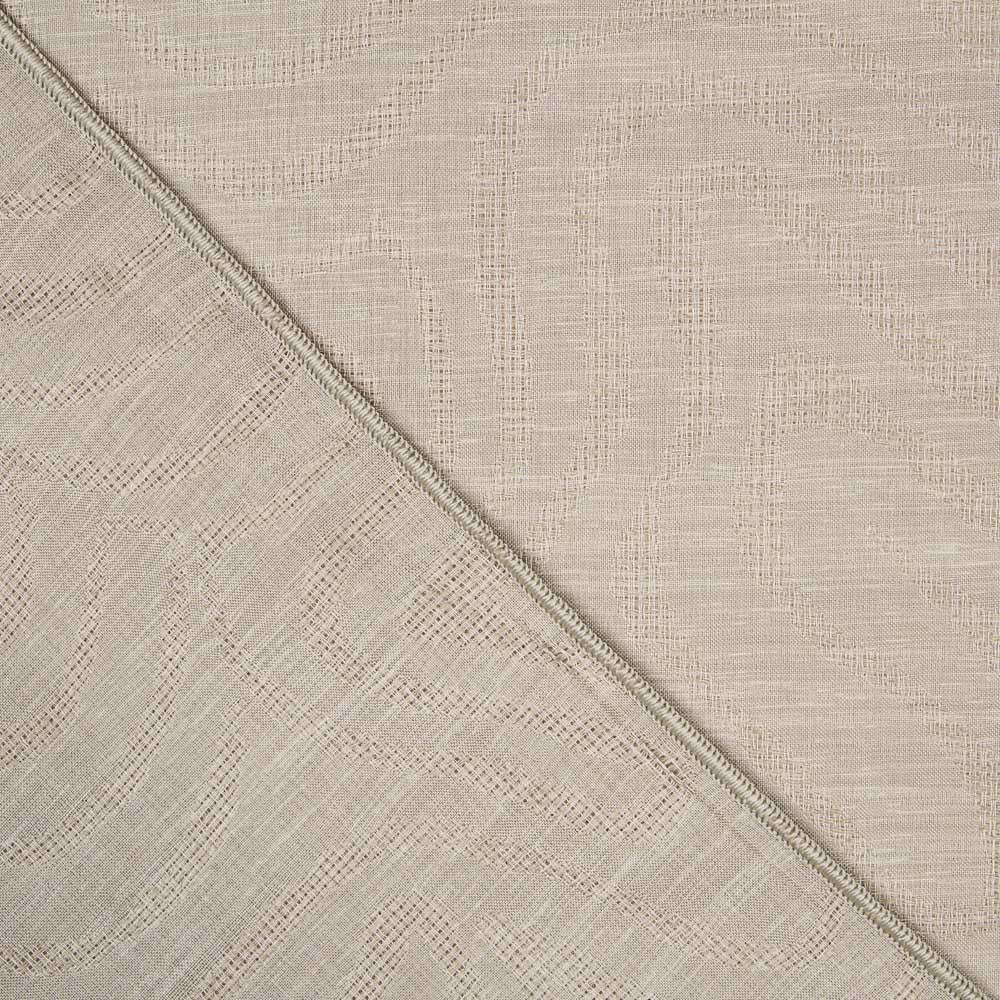 Cortina Beige Jacquard Geométrico - Ribes y Casals